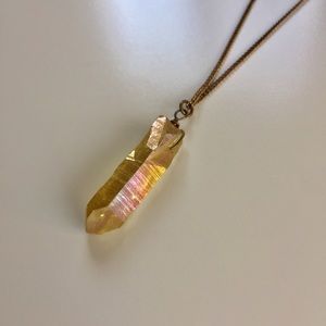 Iridescent Stone Necklace